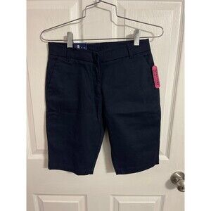 IZOD Girls' Bermuda Shorts Navy Size 14 New With Tags